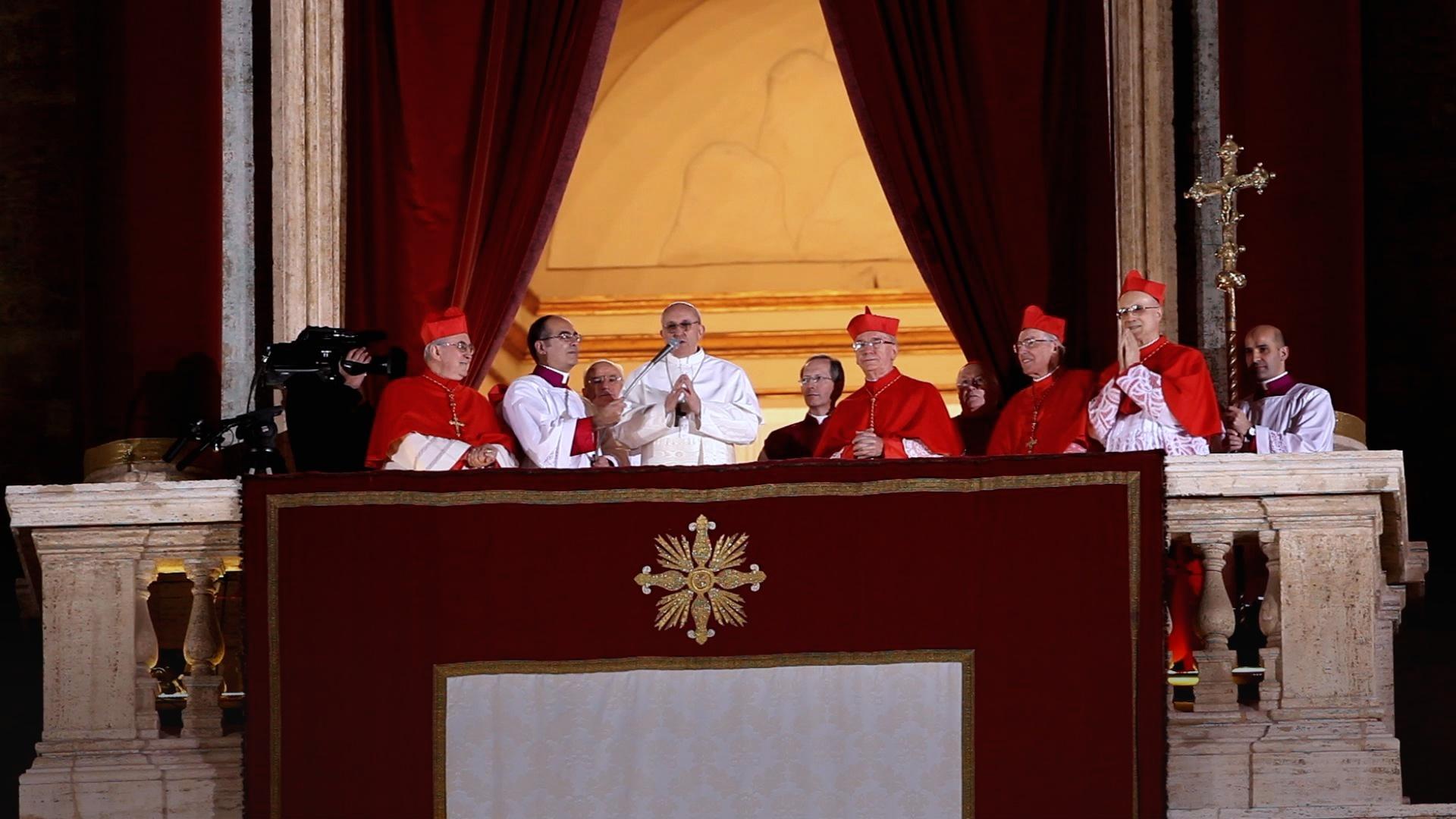 The announcement of Pope Francis.