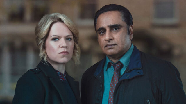 Sinéad Keenan and Sanjeev Bhaskar star in the fifth season of Unforgotten on PBS MASTERPIECE.