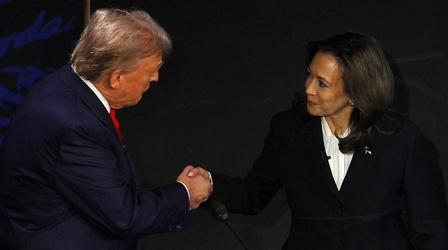 Video thumbnail: PBS News Hour What happened in the first Harris-Trump debate of 2024