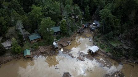 Video thumbnail: PBS News Hour Helene shows no place immune from impacts of climate change