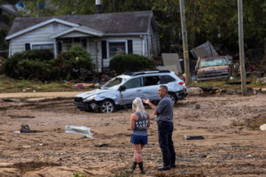 Aftermath of Hurricane Helene in North Carolina