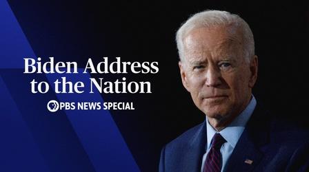 Video thumbnail: PBS News Hour Biden's Oval Office address on Trump’s attempted assassination