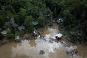 Aftermath of Hurricane Helene in North Carolina